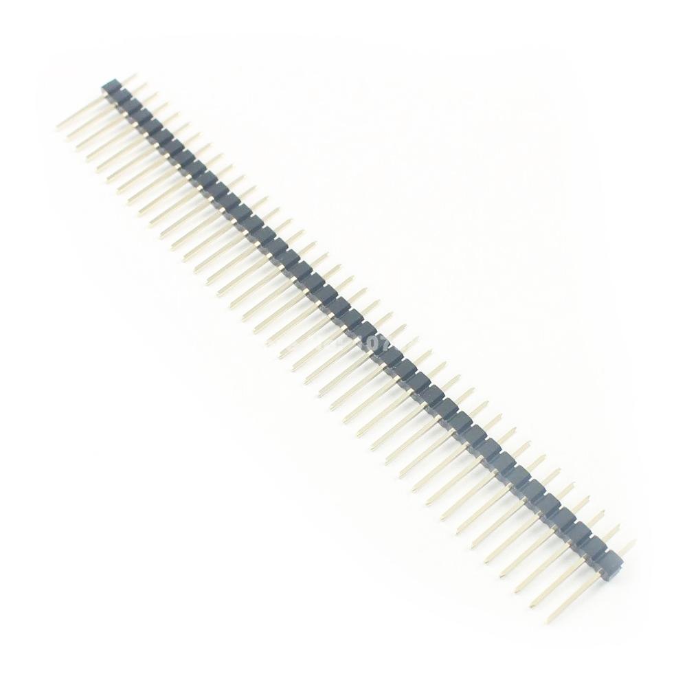 2.54mm 1×40 pin 15mm Pitch Burg Strip Male Straight Brass (Pack of 5)
