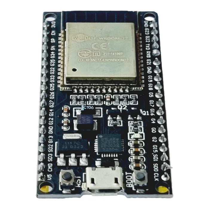 ESP32 Development Board (38-pin, no mounting holes) — Compact Dev Module