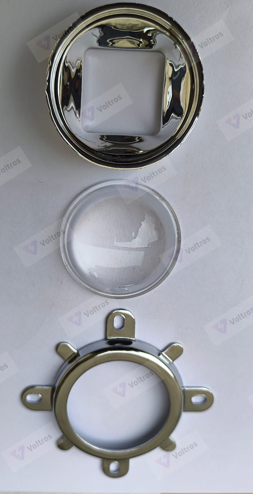 LED 20-100W lamp bead lens 44MM optical glass 90 degree led lens