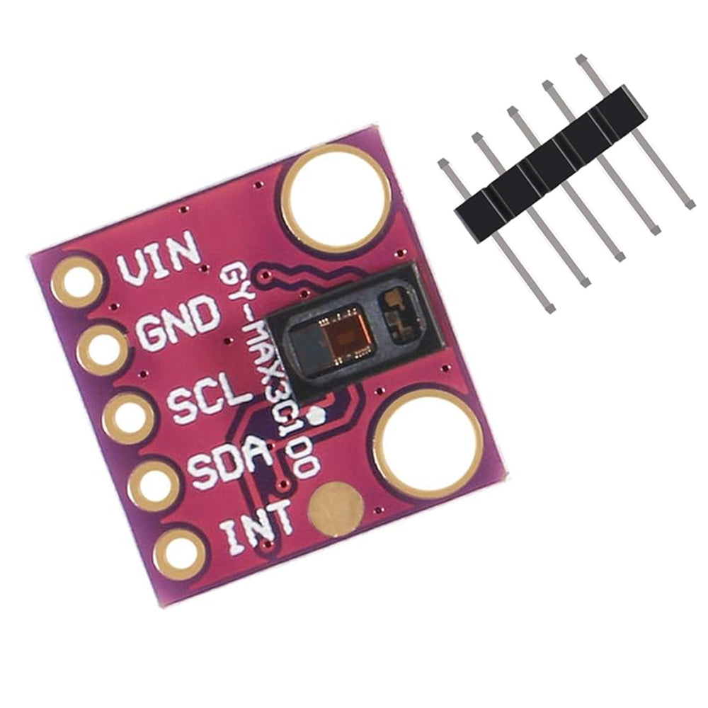 MAX30100 Pulse Oximeter and Heart-Rate Sensor Module – I2C Heart Rate Sensor (Purple)