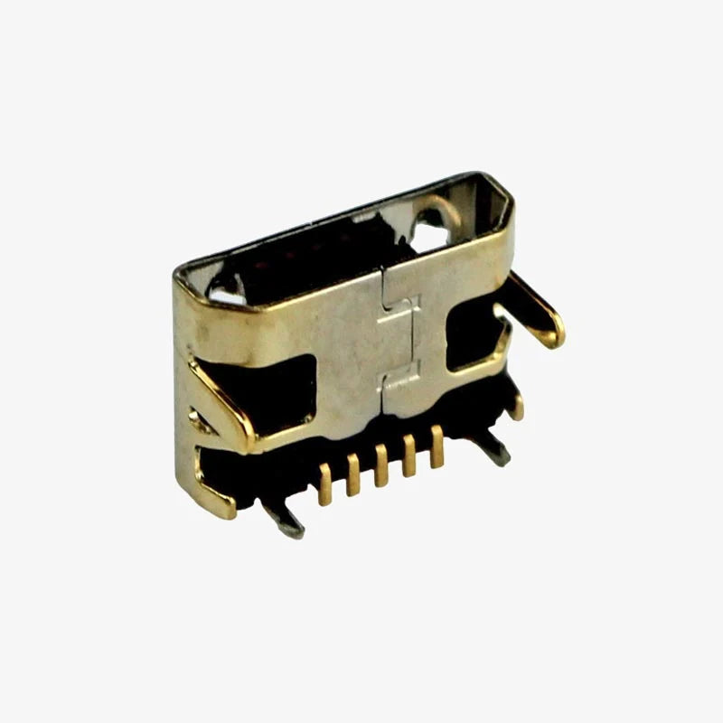 Micro USB Connector SMD – TH Support Legs – 5 Pin – Type B