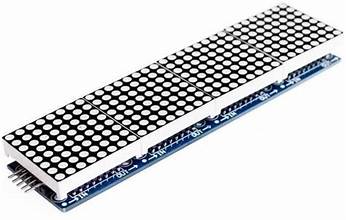 MAX7219 8×8 Dot Matrix (x4) Display Module