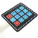 4×3 Matrix 12 keys Membrane Switch Keypad
