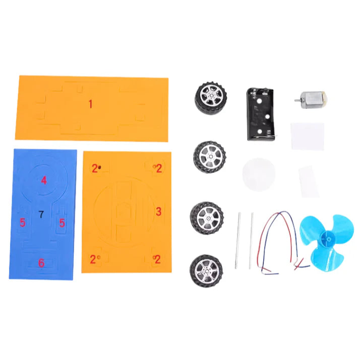 Race to Learn! DIY F1 Electric Wind Car Kit