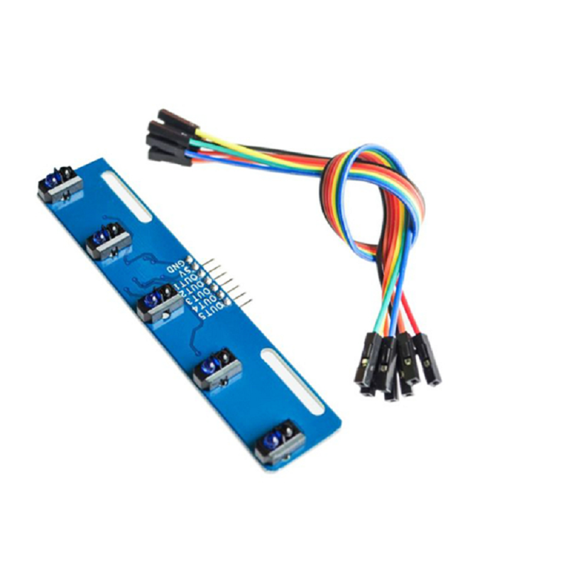 5-Channel IR Line / Obstacle Sensor Module (TCRT5000 style)