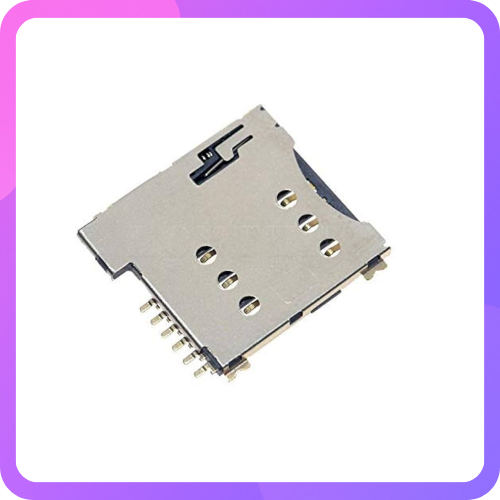 6‑Pin SIM Card Holder Socket — Micro SIM Tray