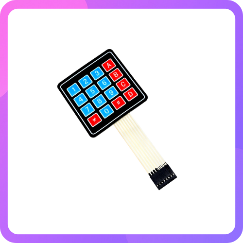 4x4 Matrix Keypad — 16‑Key Input Module for MCU