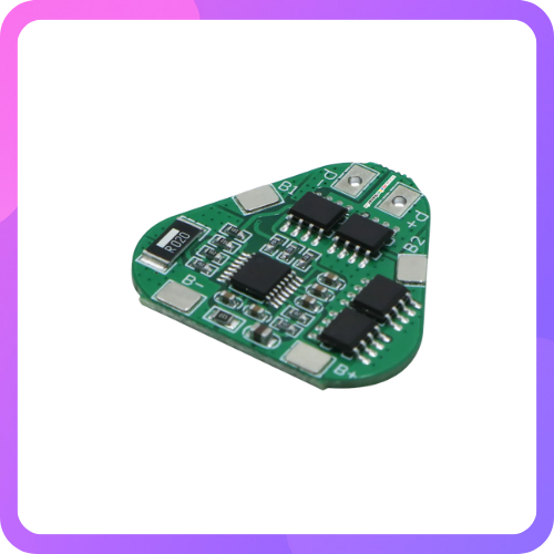 3S 6A Lithium Battery Protection Board BMS Triangle for 18650 Cells
