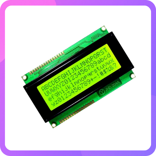 20×4 Character LCD Module — Green Backlight (JHD204A)