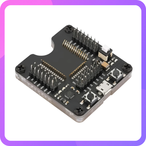 ESP32 Adapter Board with CP2102 USB-to-UART — Programmer & Power Adapter