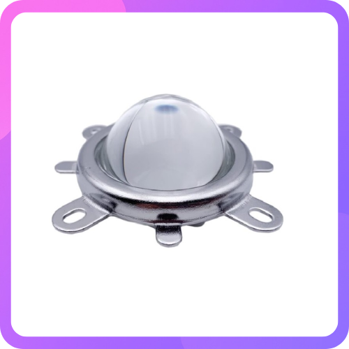 High power LED 20-100W lamp bead lens 44MM optical glass 90 degree led lens