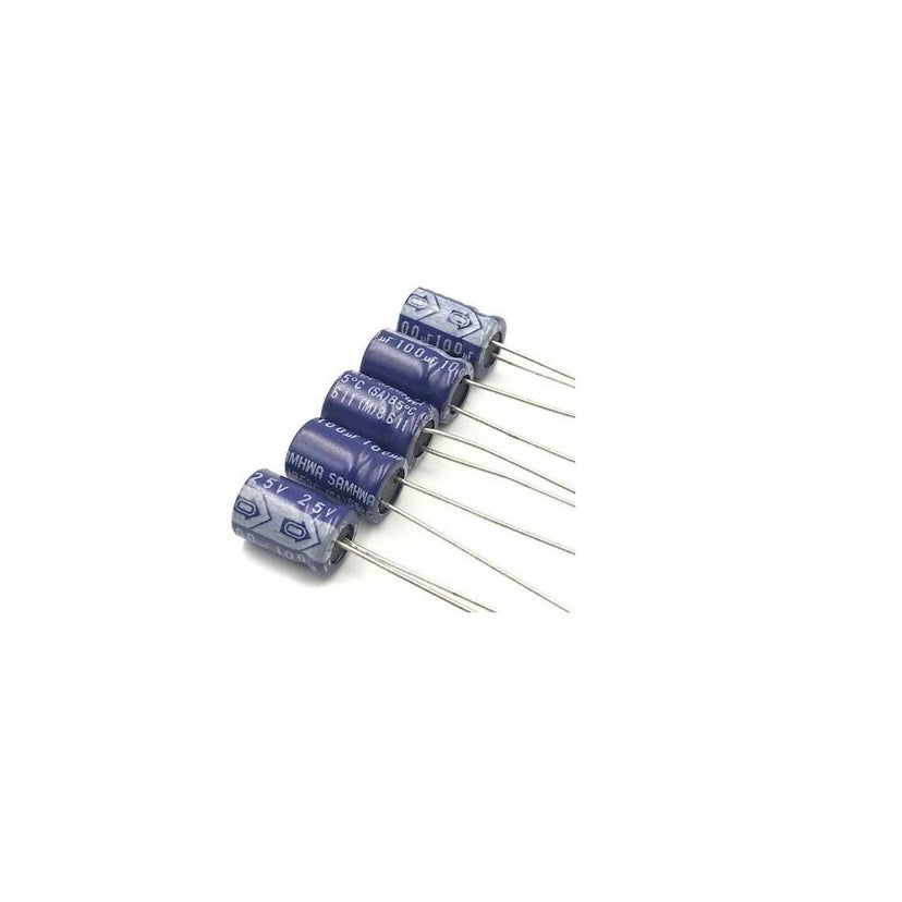 100uF 25V Electrolytic Capacitor 6.3x11