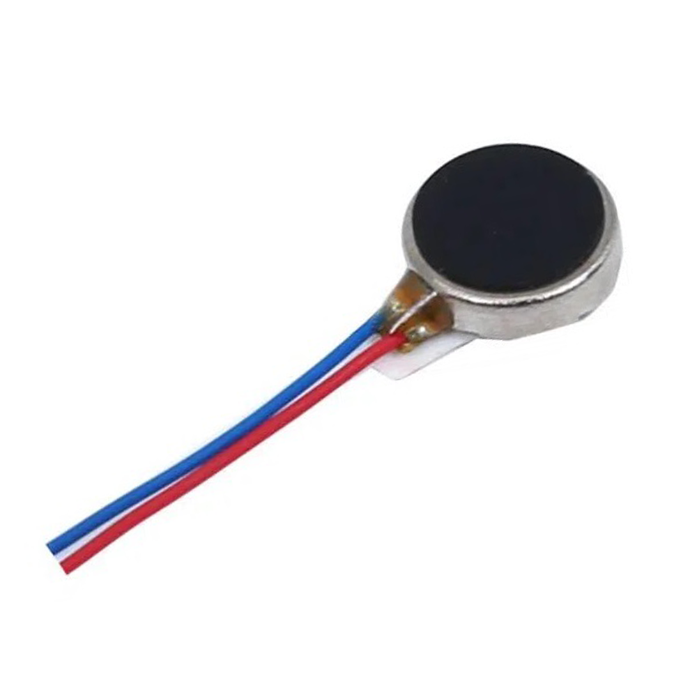 ERM Coin Vibration Motor, 8 mm Dia., 2 mm Width