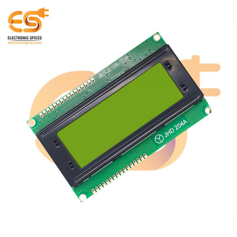 20×4 Character LCD Module — Green Backlight (JHD204A)