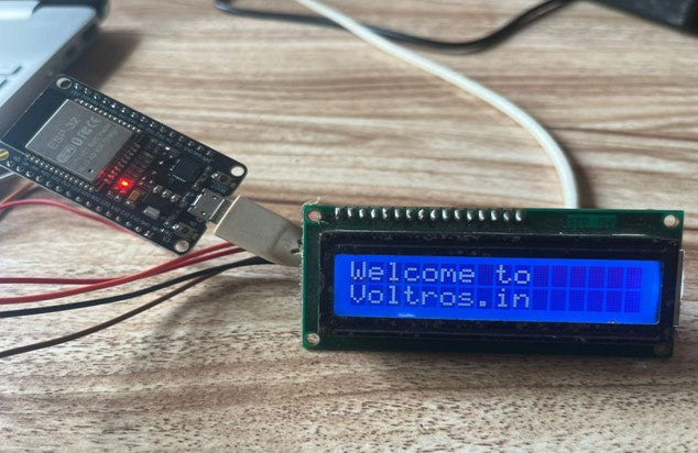 Interfacing ESP32 with I²C LCD Display