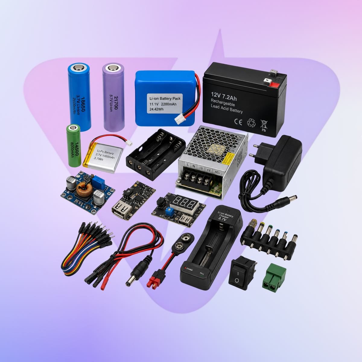 Batteries, Power Supply and Accessories