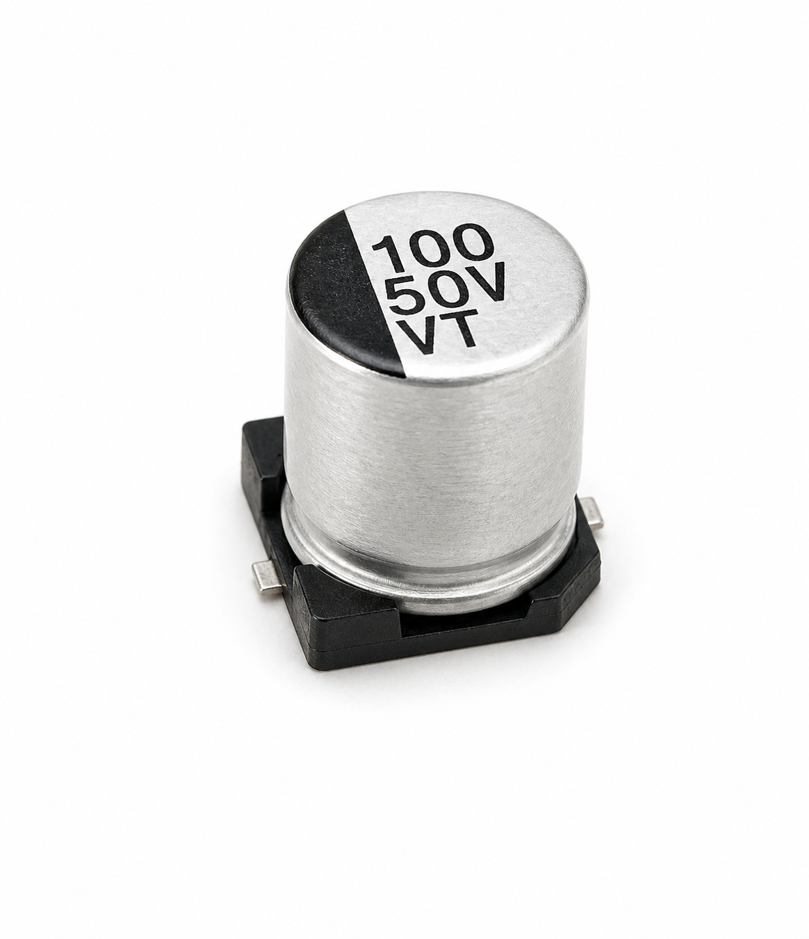 100 UF 50 VDC Chip Aluminium Capacitors 8*10.5