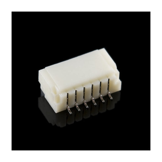 6-Pin 1mm Pitch Male Connector (JST-SH Type) - SMD Horizontal