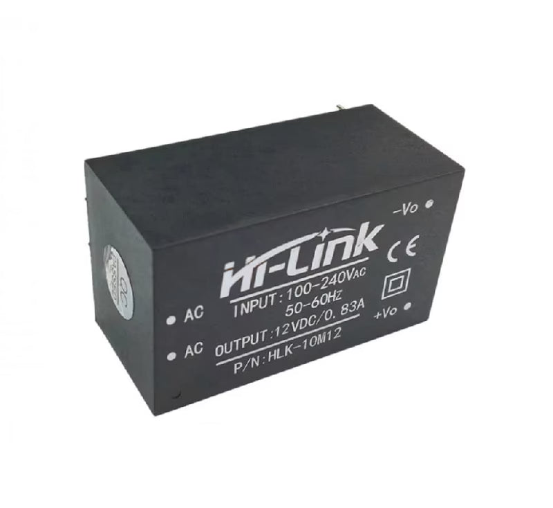 Hi-Link AC/DC 12v 10w Step Down mini Power Supply Module Converter Intelligent household switch power module HLK-10M12