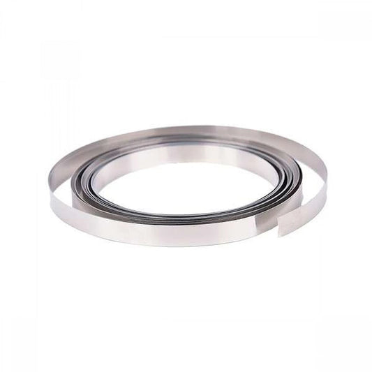 1M Nickel Plated Strip 8mm x 0.12mm Nickel-Plated for Battery Connection