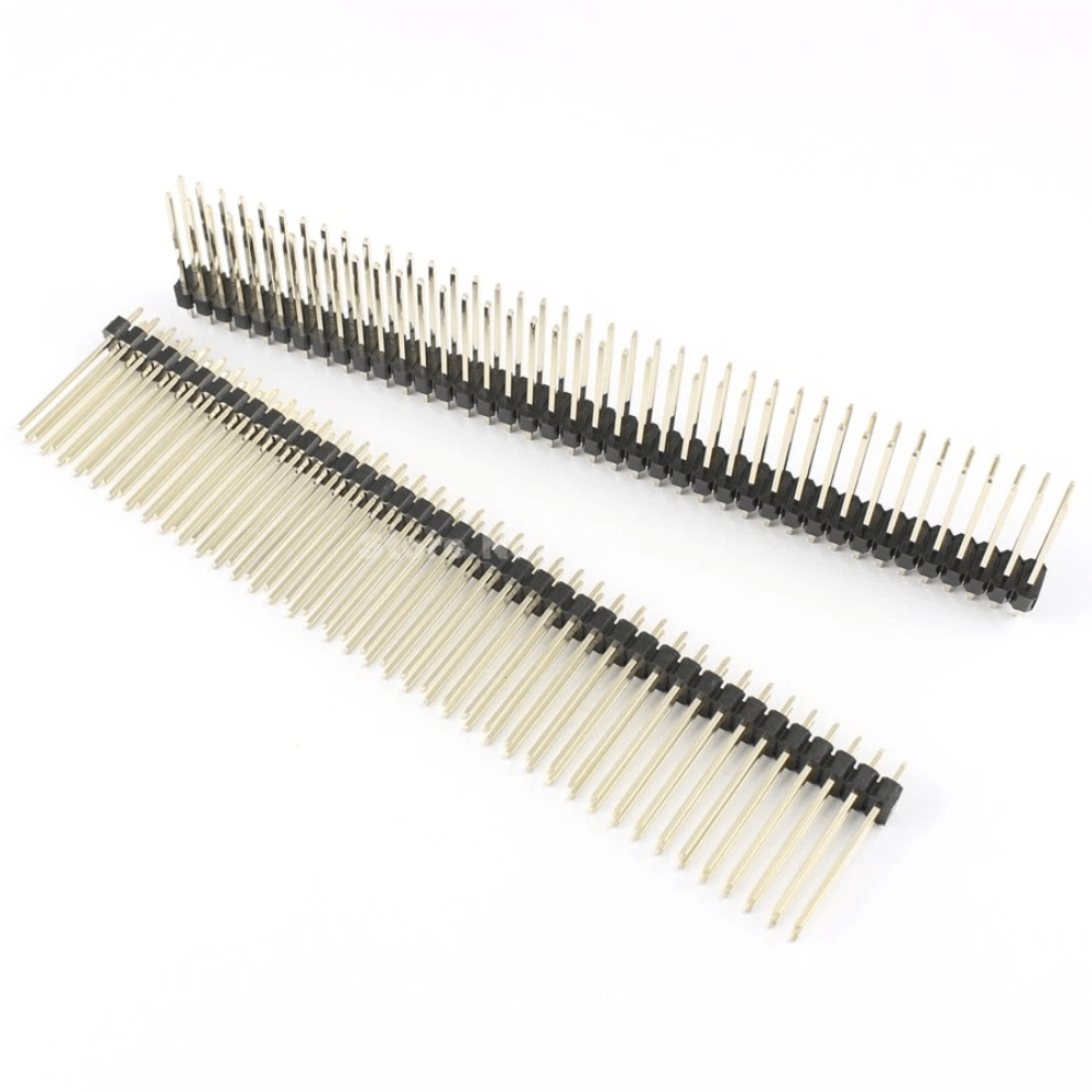 2.54mm 2×40 Pin 25mm Male Double Row Straight Long Header Strip