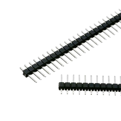 1×40 pin 15mm Pitch Burg Strip Male Straight Brass (Pack of 5)
