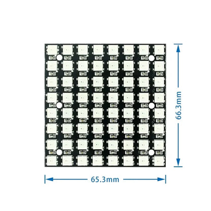 WS2812B 8×8 Addressable RGB LED Matrix Panel 64-Bit 5V