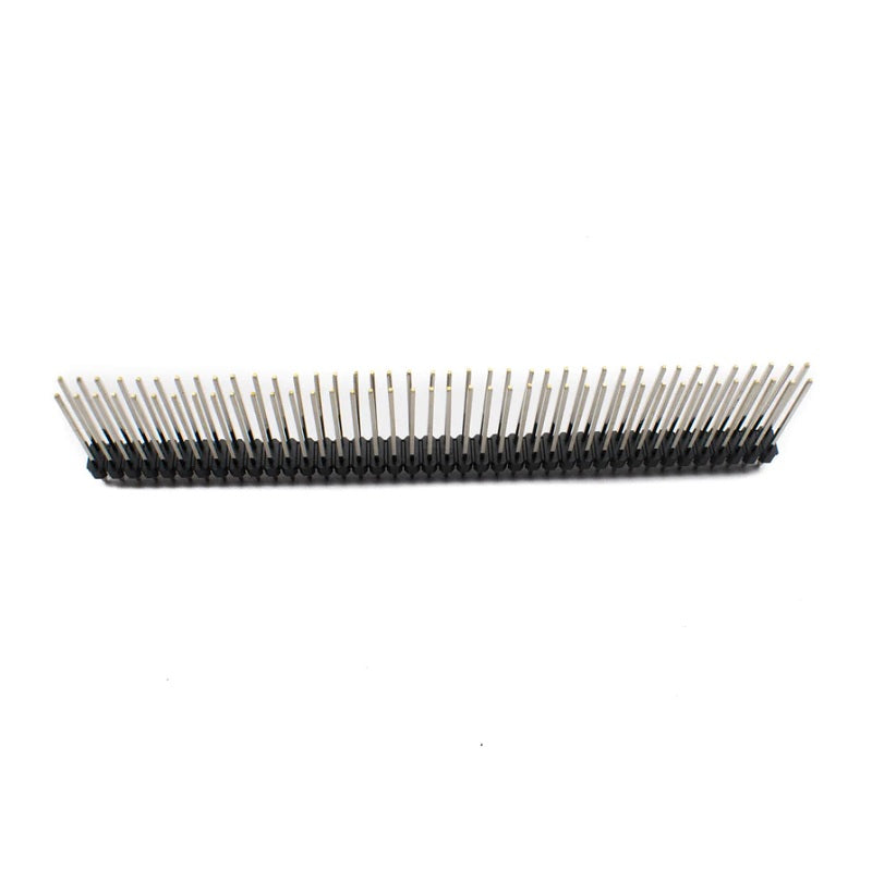 2×40 – 40 Pin Male Double Row Header Strip 20mm Height – 2.54mm Pitch