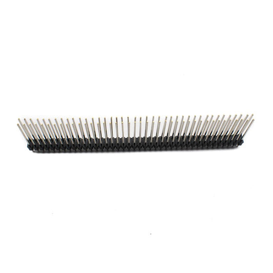 2×40 – 40 Pin Male Double Row Header Strip 20mm Height – 2.54mm Pitch