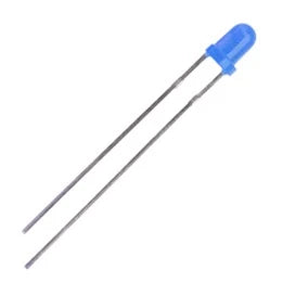 3mm Round Blue LED 2Pin Through Hole Blue Diffused LED