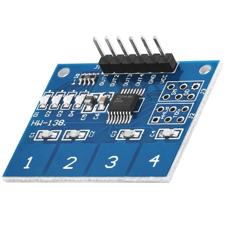 TTP224 4-way Capacitive Touch Switch Module