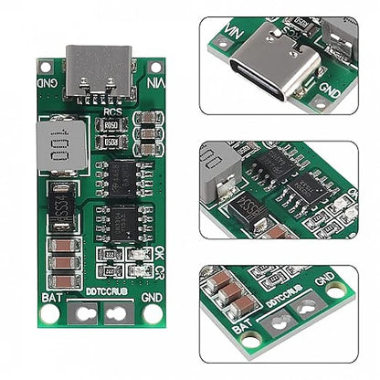 3S-4A |18650 Polymer Lithium Ion Charger Type C to 3S 12.6V 4A Booster Module