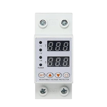 Adjustable Over Voltage Current and Under Voltage Protective Device Protector Relay 40A 220V VaneAims(40A)