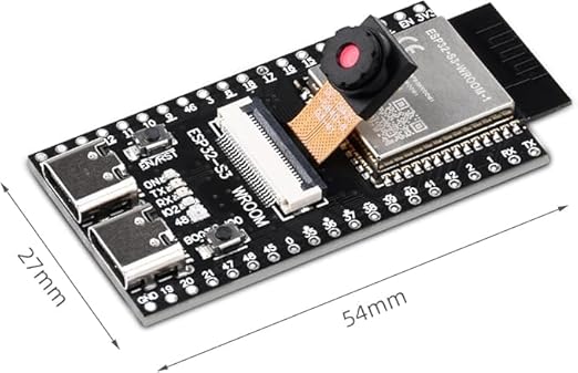 ESP32 S3 CAM ESP32 S3 WROOM 1 N16R8, ESP32-S3-DEVKITC-1-N16R8 Development Board with OV5640 Camera Module