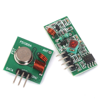433 MHz ASK/OOK RF Transmitter & Receiver Pair (TX + RX modules)