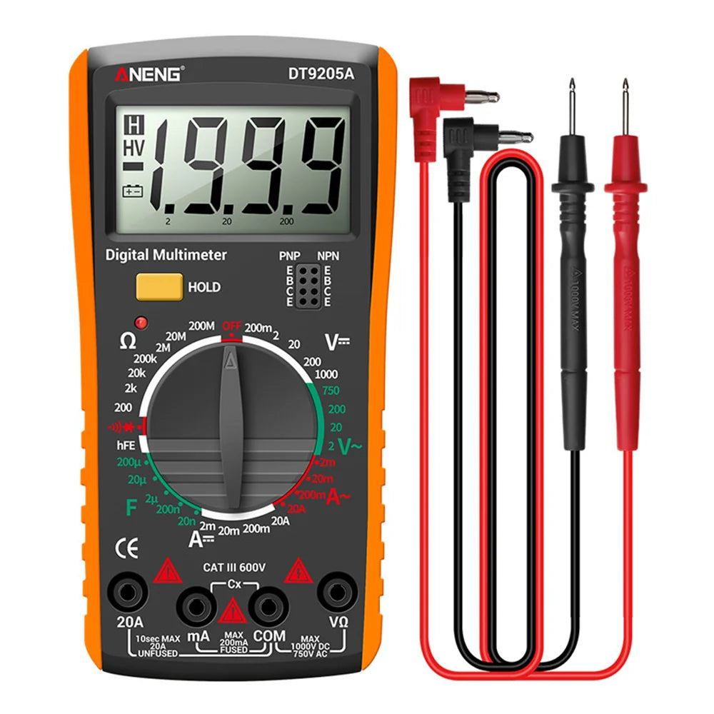aneng-dt9205a-multifunctional-hd-digital-true-rms-multimeter-ac-dc-voltage-meter-orange