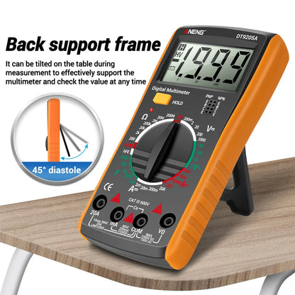 aneng-dt9205a-multifunctional-hd-digital-true-rms-multimeter-ac-dc-voltage-meter-orange
