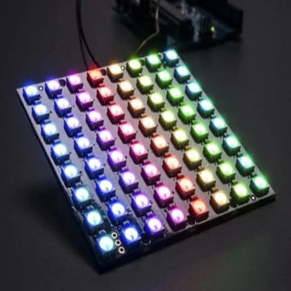 WS2812B 8×8 Addressable RGB LED Matrix Panel 64-Bit 5V