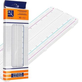 840‑Point Solderless Breadboard — Reusable Prototyping Board