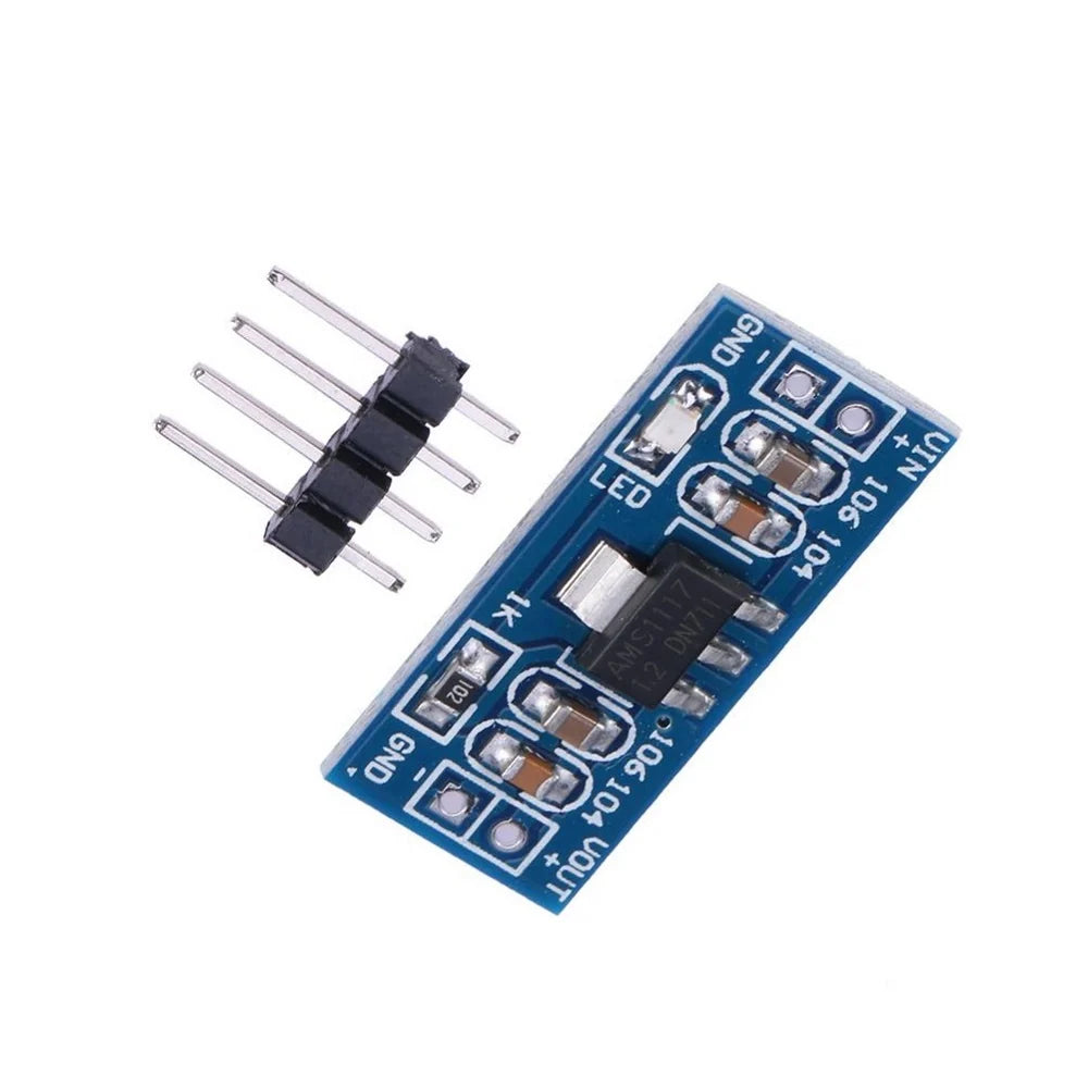 AMS1117 1.5V 800mA Output DC 4.75-12V Input Step Down Power Supply Module