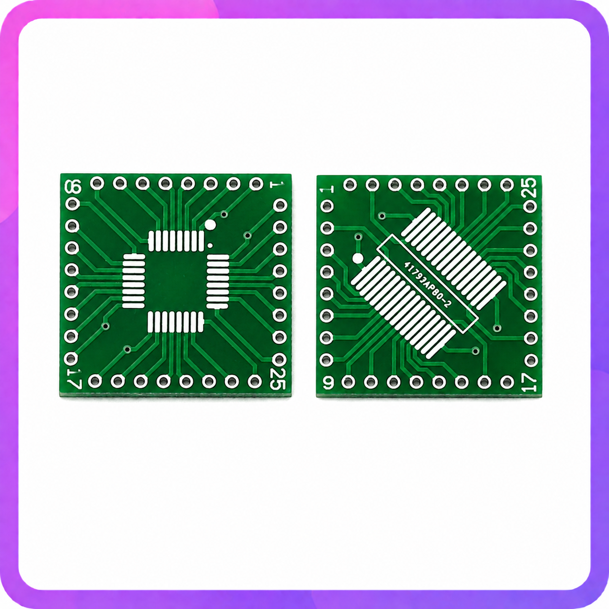 QFP/TQFP/LQFP/FQFP/SOP/SSOP32 to DIP Adapter/ Breakout Board