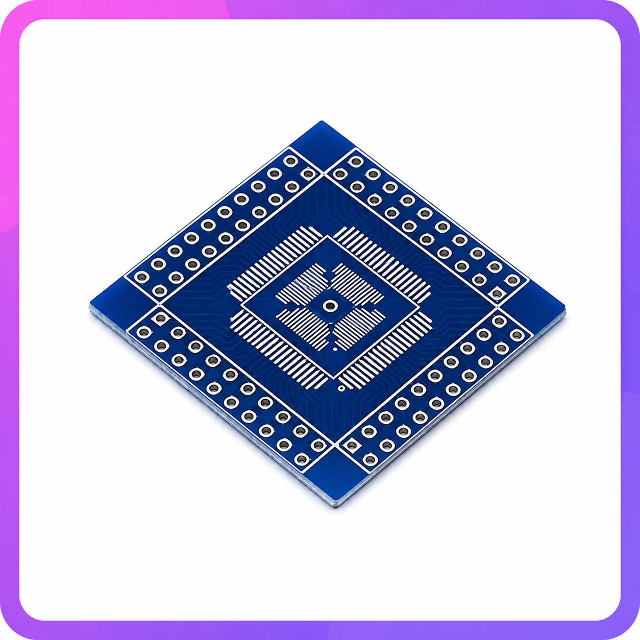 QFP16 to 80mil Adapter Board