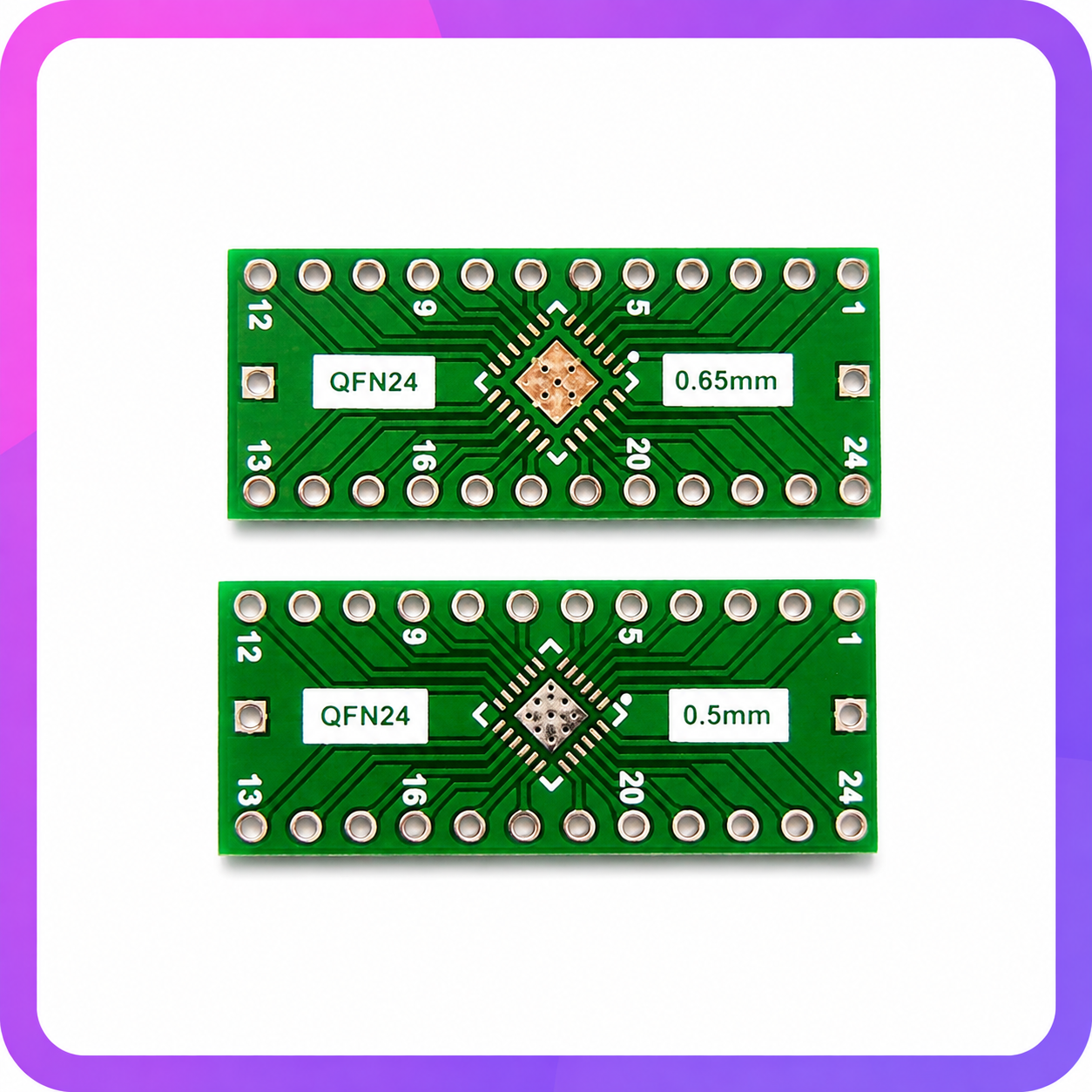 QFN24 to DIP Adapter Board
