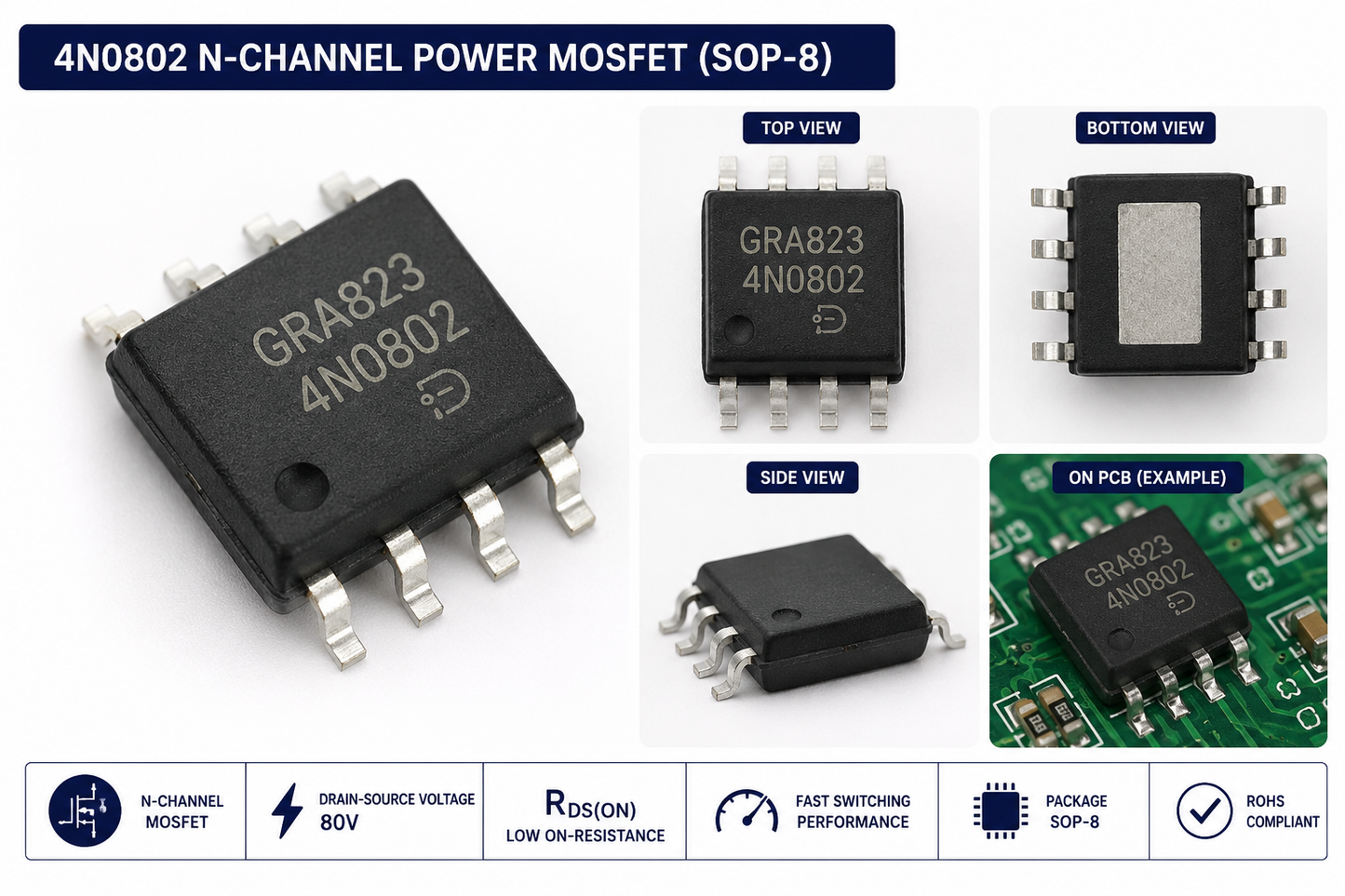 GRA823 4N0802 Power MOSFET