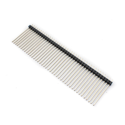2.54mm 1×40 Pin 30mm Long Male Straight Single Row Brass Header Strip(gold)