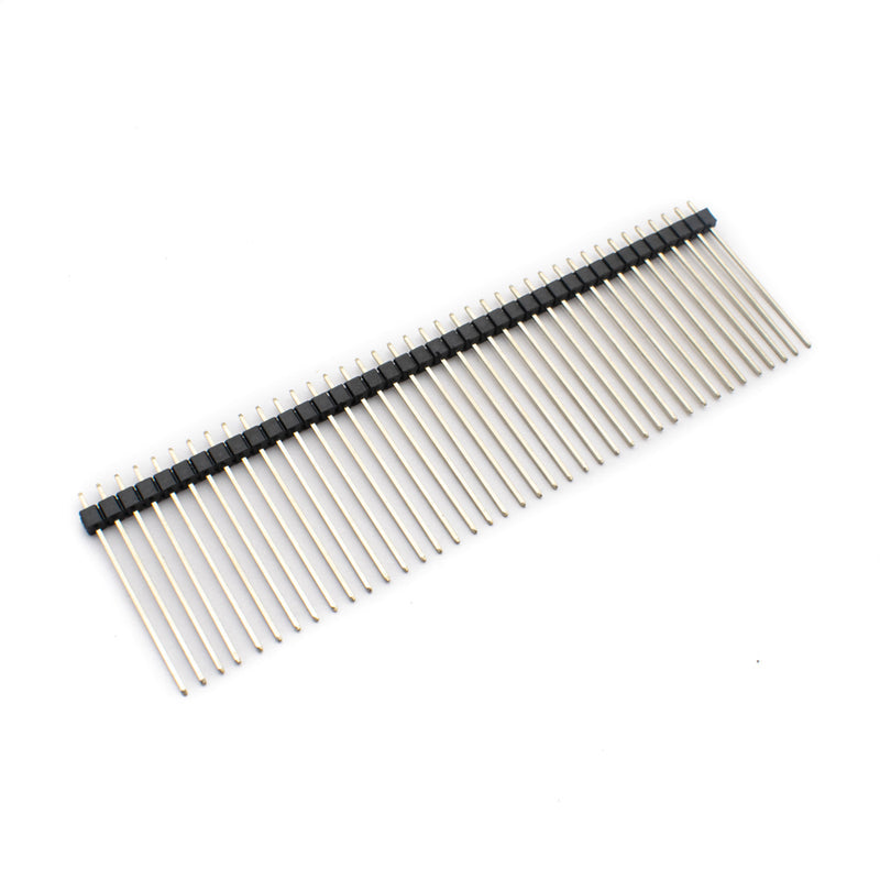 2.54mm 1×40 Pin 30mm Long Male Straight Single Row Brass Header Strip(gold)