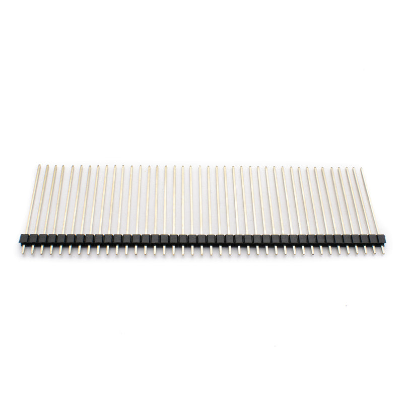 2.54mm 1×40 Pin 30mm Long Male Straight Single Row Brass Header Strip(gold)