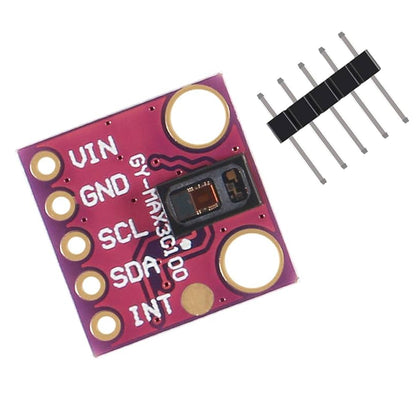 MAX30100 Pulse Oximeter and Heart-Rate Sensor Module – I2C Heart Rate Sensor (Purple)