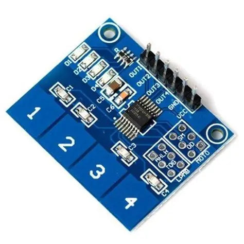 TTP224 4-way Capacitive Touch Switch Module