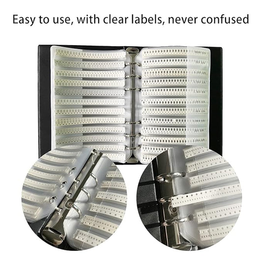 0402 SMD Resistor Sample Book Kit – 170 Values × 50pcs (8500pcs Total) ±1% Tolerance
